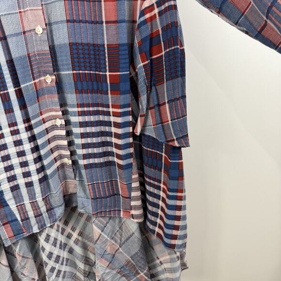 See and be seen Plaid Button Down Shirt for Women M - Picture 4 of 16
